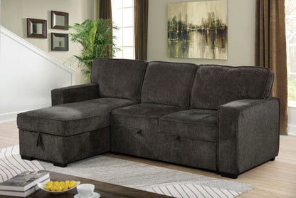 Furniture of America - Ines Sectional in Dark Gray - CM6964DG-SECT View 1