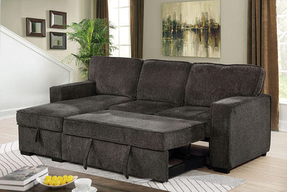 Furniture of America - Ines Sectional in Dark Gray - CM6964DG-SECT View 2