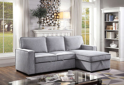 Furniture of America - Ines Sectional in Gray - CM6964-SECT View 2