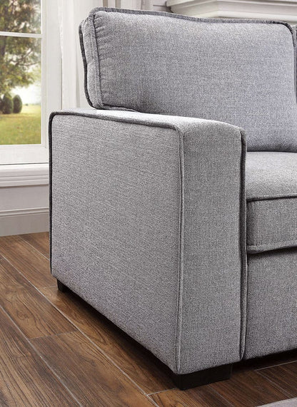 Furniture of America - Ines Sectional in Gray - CM6964-SECT View 5