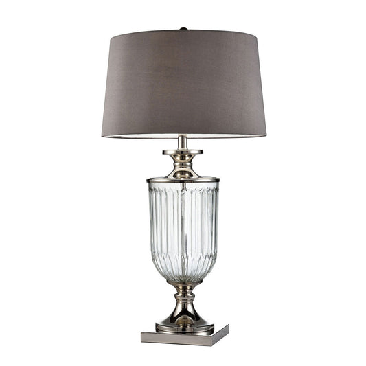 Furniture of America - Ira 32.5"H Table Lamp in Silver/Clear - L9711 View 1