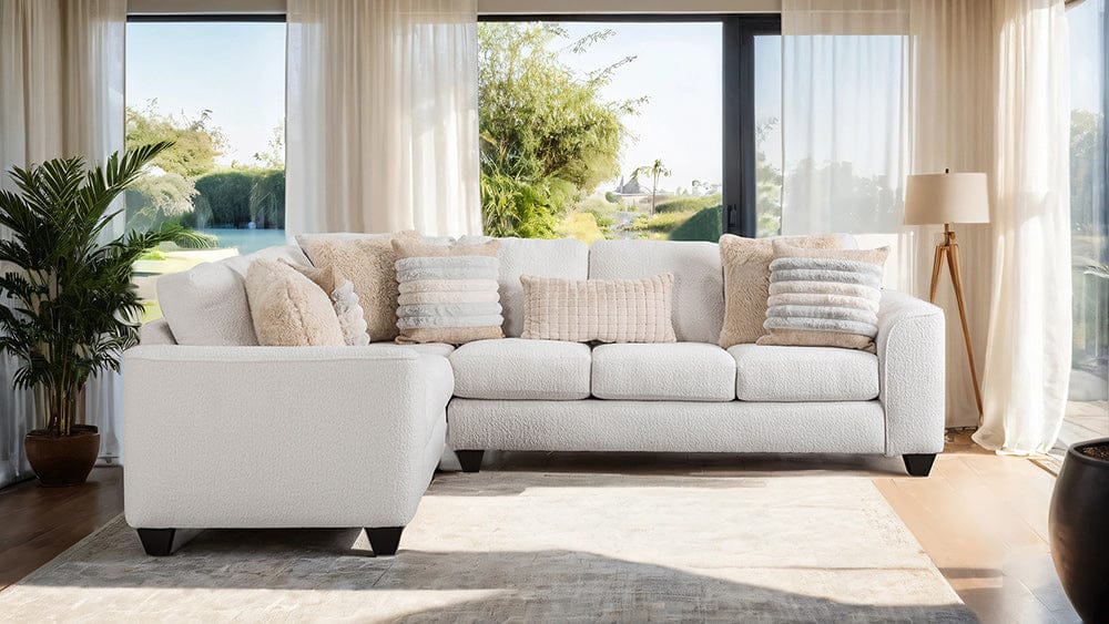 Furniture of America - Iroquois Sectional in Cream/Tan - SM5197-SECT View 2