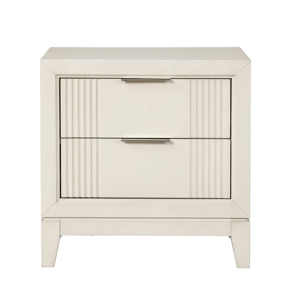 Furniture of America - Isadore Nightstand in Antique White - FM7700WH-N View 3