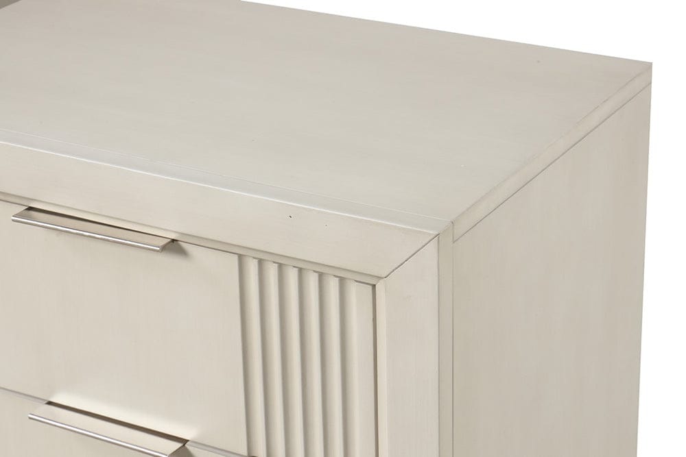 Furniture of America - Isadore Nightstand in Antique White - FM7700WH-N View 6