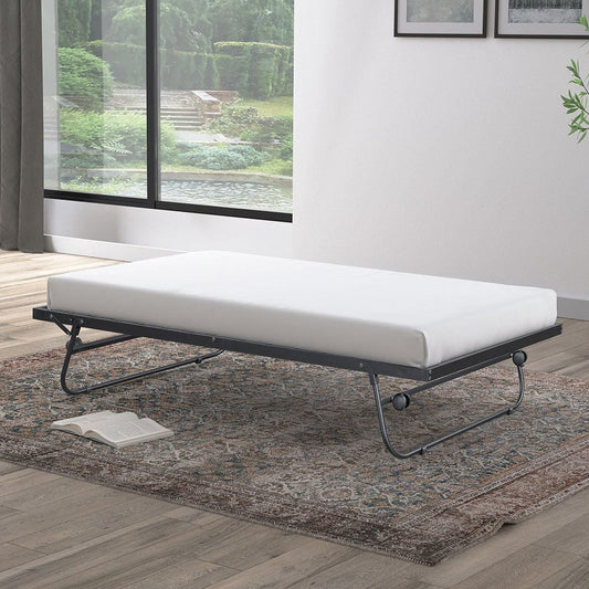 Furniture of America - Ivana Universal Metal Trundle in Black - FM-TR900BK View 2