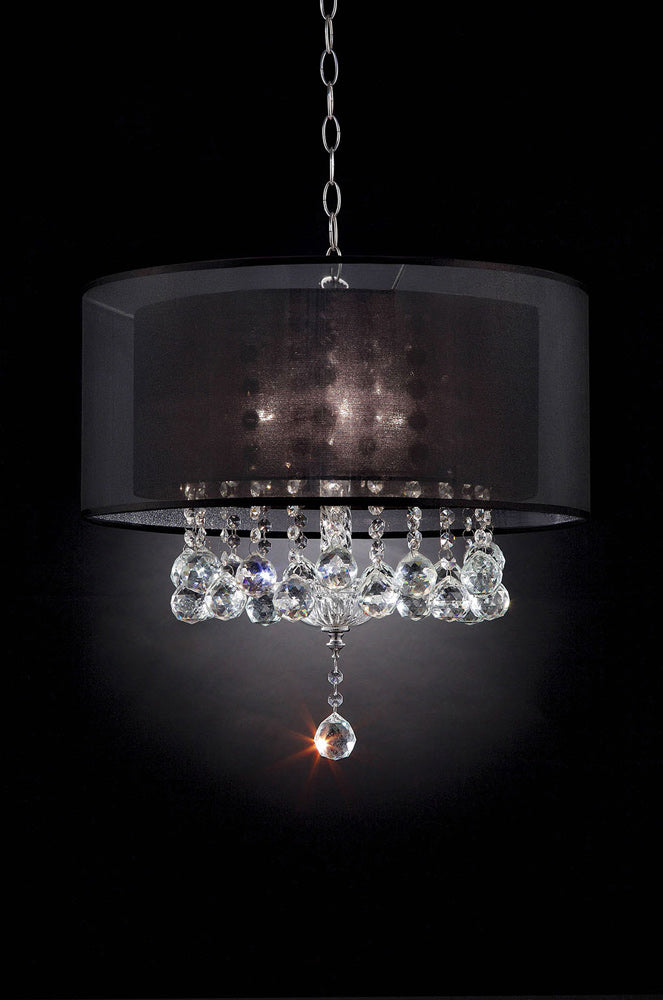 Furniture of America - Ivy Ceiling Lamp in Chrome - L9150H View 1