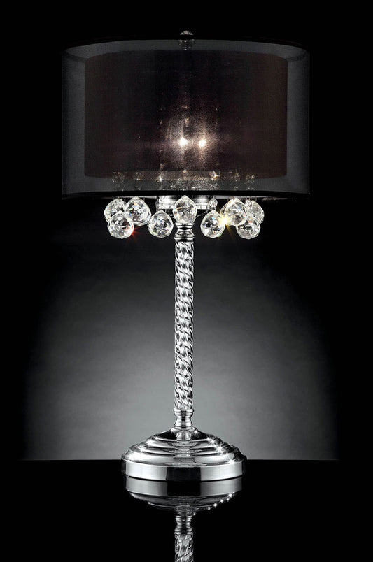 Furniture of America - Ivy Table Lamp in Chrome - L9150T View 1