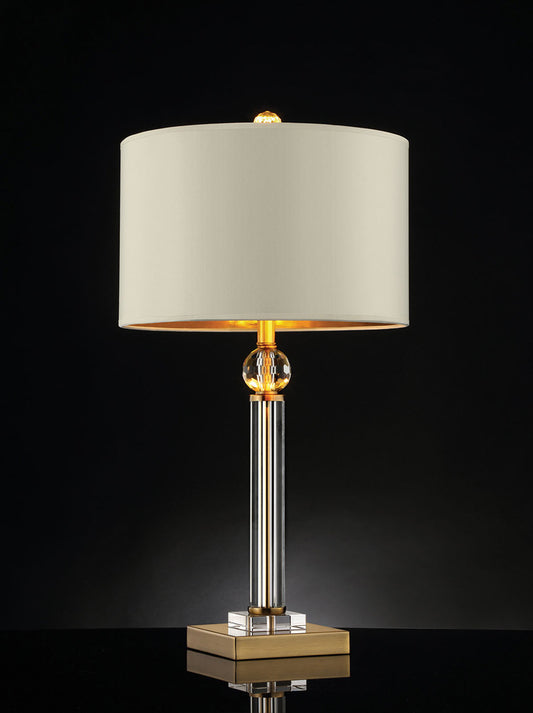 Furniture of America - Ivy Table Lamp in Gold/Ivory - L9161T View 1
