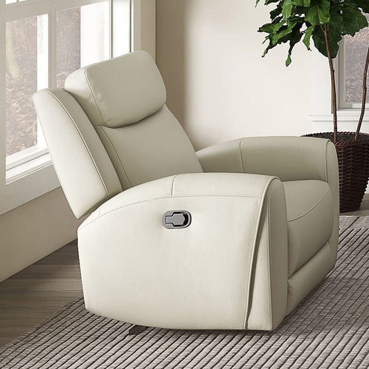 Furniture of America - Jacobus Recliner in Beige - CM9986BG-CH-M View 1
