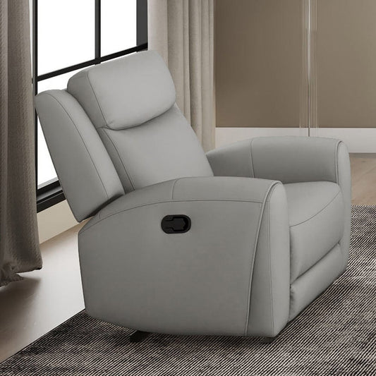 Furniture of America - Jacobus Recliner in Light Gray - CM9986LG-CH-M View 1