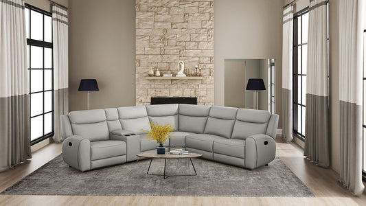 Furniture of America - Jacobus Sectional in Light Gray - CM9986LG-M-SECT View 1