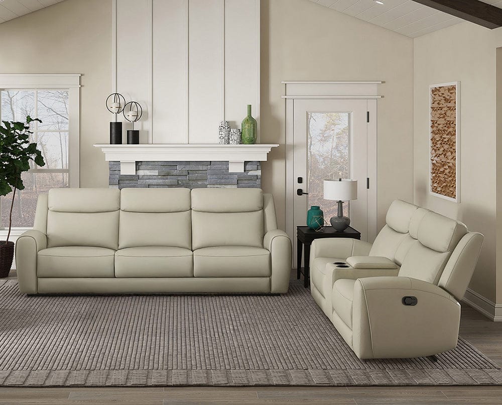 Furniture of America - Jacobus Sofa + Loveseat in Beige - CM9986BG-M-2PC View 1