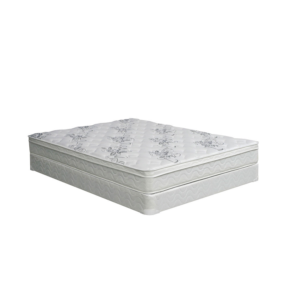 Furniture of America - Jalen 9" Euro Top Mattress, Queen in White - DM332Q-M View 1