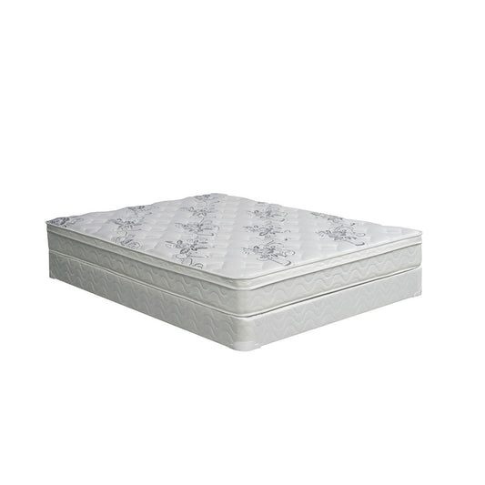 Furniture of America - Jalen 9" Euro Top Mattress, Queen in White - DM332Q-M View 1