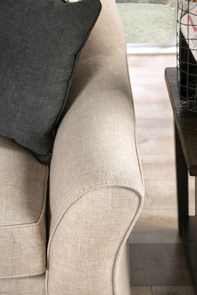 Furniture of America - Jarrow Sofa + Loveseat in Ivory - SM8003-2PC View 4