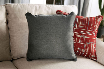 Furniture of America - Jarrow Sofa + Loveseat in Ivory - SM8003-2PC View 6