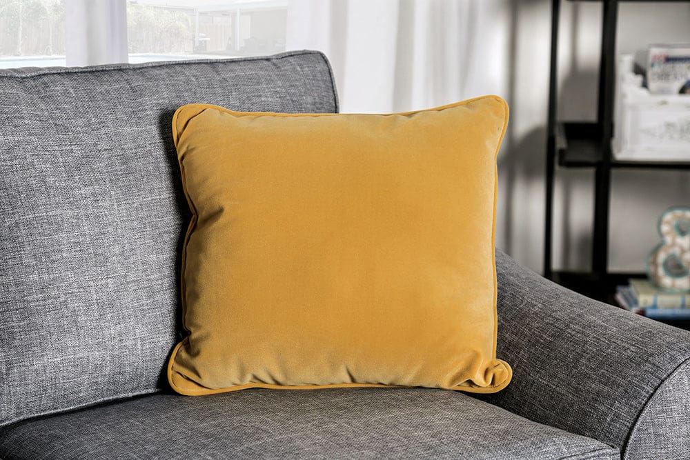 Furniture of America - Jarrow Sofa + Loveseat in Light Gray - SM8001-2PC View 5
