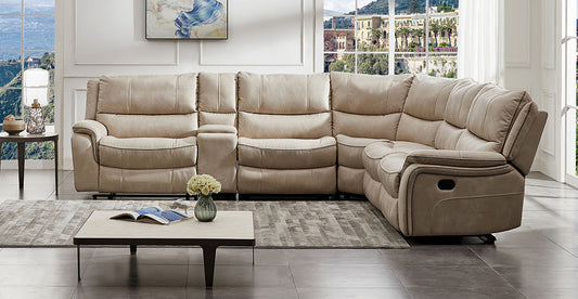 Furniture of America - Jerominus Sectional in Beige - CM9912BG-SECT View 2