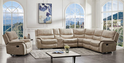 Furniture of America - Jerominus Sectional in Beige - CM9912BG-SECT View 3