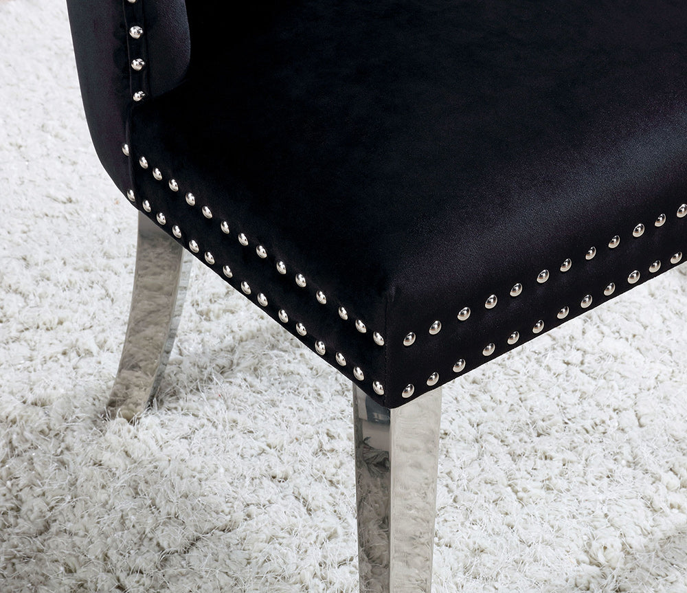 Furniture of America - Jewett Chair in Black - CM-AC261BK-2PK View 3