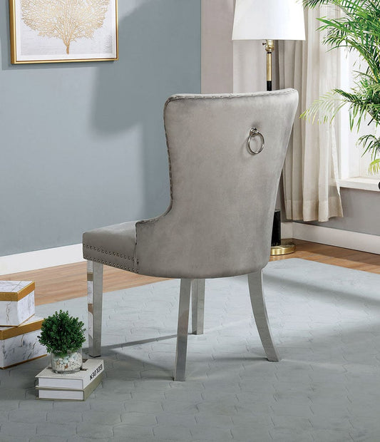Furniture of America - Jewett Chair in Gray - CM-AC261GY-2PK View 2