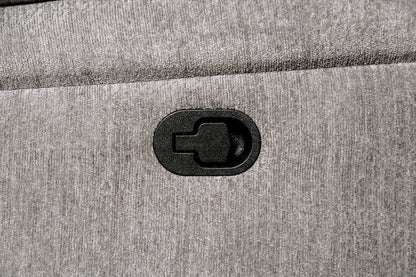Furniture of America - Josias Sofa + Loveseat in Light Gray Fabric - CM9908DV-2PC View 3