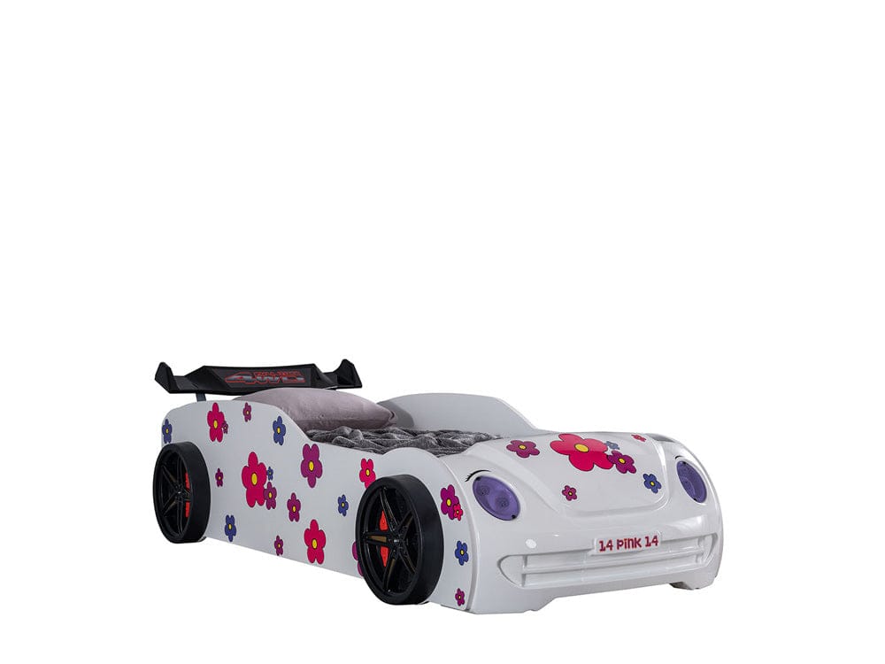 Furniture of America - Jourley Car Bed in White - FOA7732WH-BED View 5