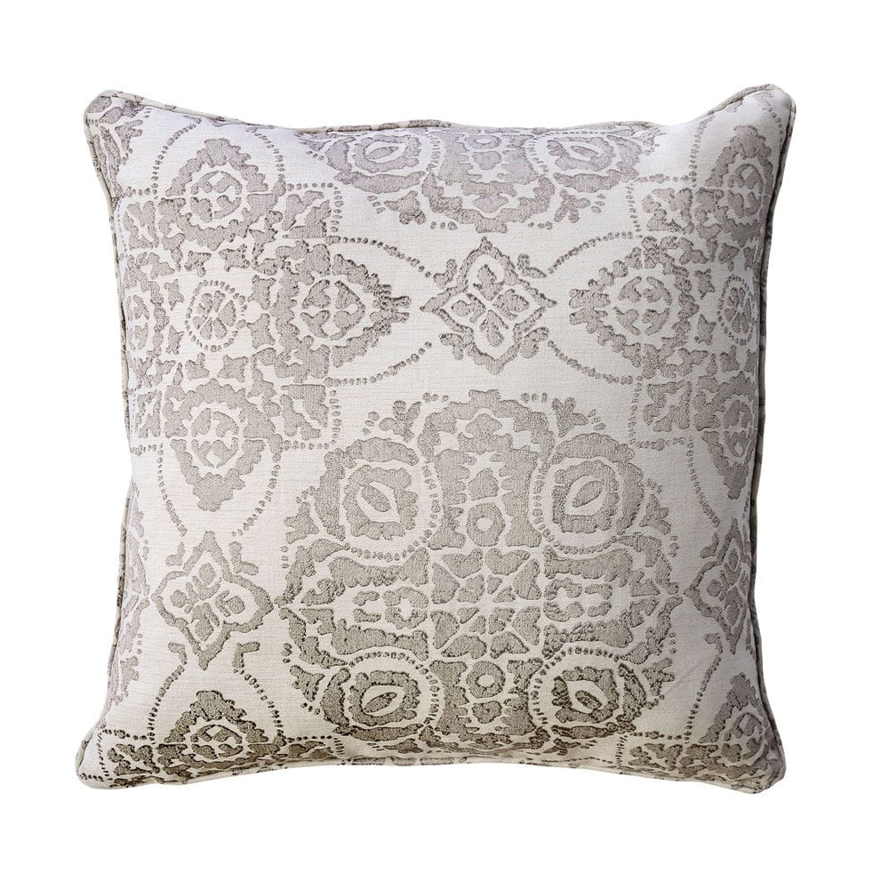 Furniture of America - Joy 20" X 20" Pillow Set of 2 in Cream/Gray - PL8023-2PK View 1