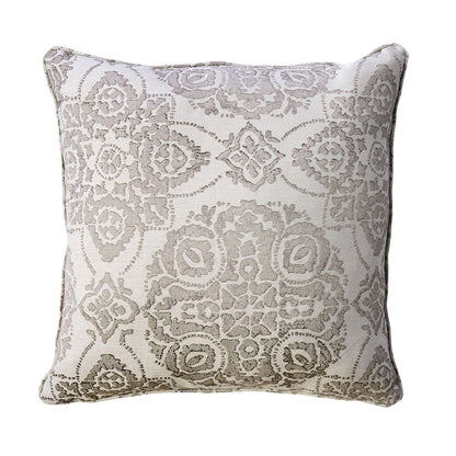 Furniture of America - Joy 20" X 20" Pillow Set of 2 in Cream/Gray - PL8023-2PK View 1