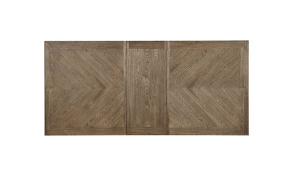 Furniture of America - Julia Dining Table in Light Oak/Beige - CM3014T-TABLE View 2