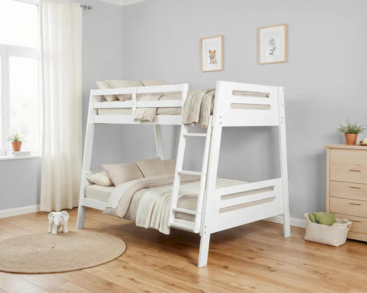 Furniture of America - Kallen - Twin/Full Bunk Bed - FM-BK206WH-TF-BED view 1