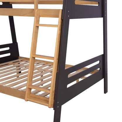Furniture of America - Kallen - Twin/Full Bunk Bed, Mauve/Oak - FM-BK206A-TF-BED view 6