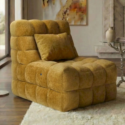 Furniture of America - Kamili - Massage Chair - Yellow - FM-AC6015YL-MC view 2