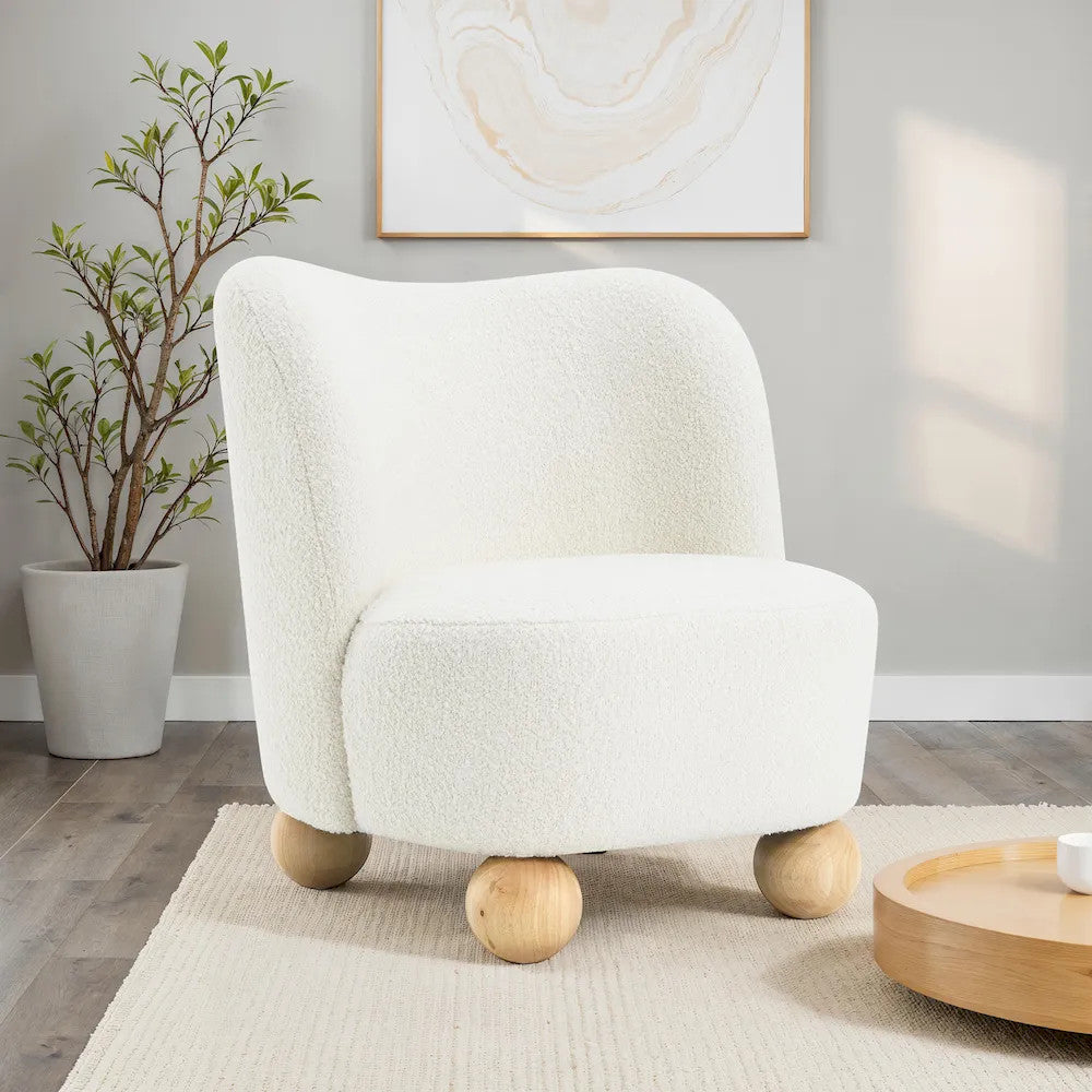 Furniture of America - Karey - Accent Chair, White - FM-AC6010WH view 2