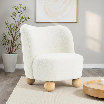 Furniture of America - Karey - Accent Chair, White - FM-AC6010WH view 2