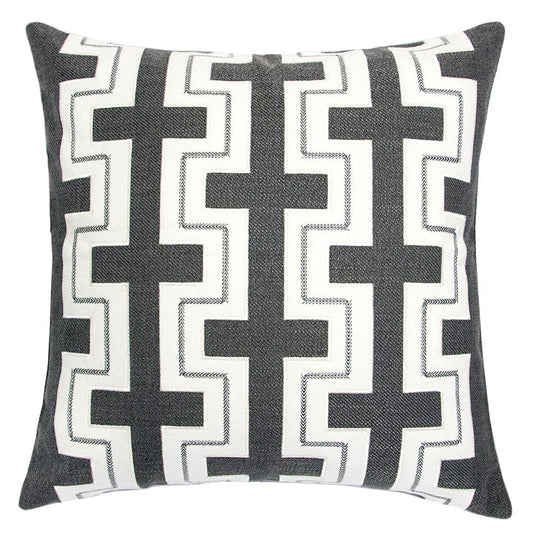 Furniture of America - Kari 20" X 20" Pillow Set of 2 in Dark Gray - PL8051-2PK View 1