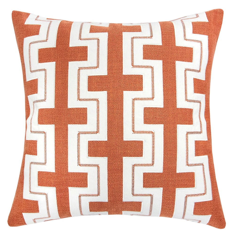 Furniture of America - Kari 20" X 20" Pillow Set of 2 in Orange - PL8053-2PK View 1