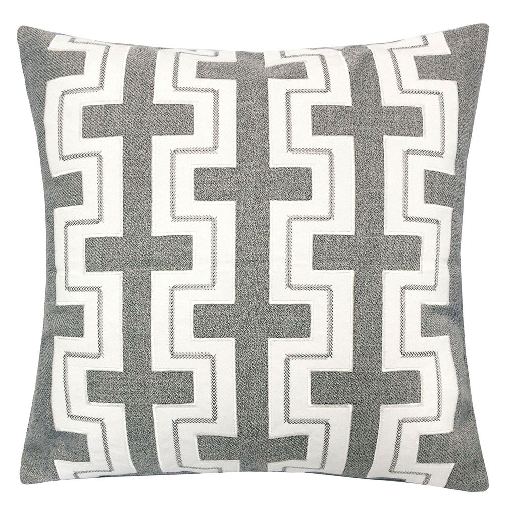 Furniture of America - Kari 20" X 20" Pillow Set of 2 in Silver - PL8052-2PK View 1