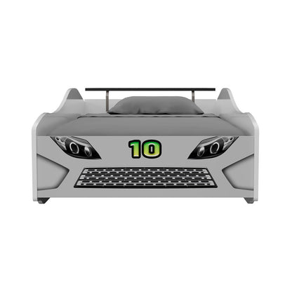 Furniture of America - Karsten Car Bed in White - FOA7739WH-BED View 4