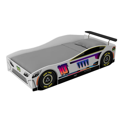 Furniture of America - Karsten Car Bed in White - FOA7739WH-BED View 6