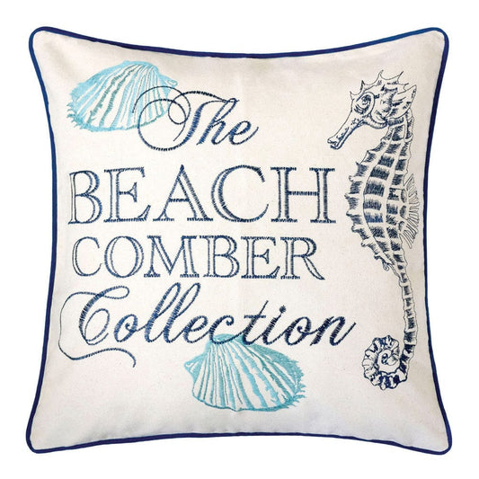 Furniture of America - Katia 20" X 20" Pillow Set of 2 in Beige/Blue - PL8071-2PK View 1