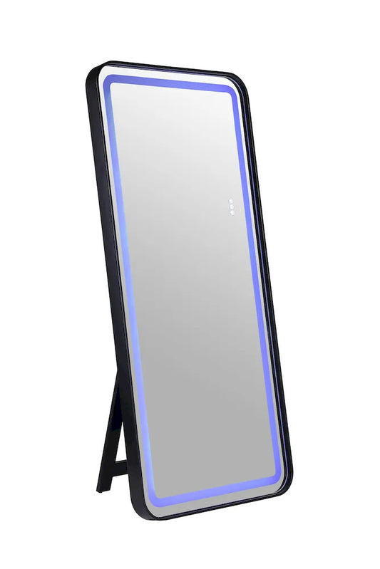 Furniture of America - Katlyn - Floor Mirror - Black - FM-AC8026BK-M view 2