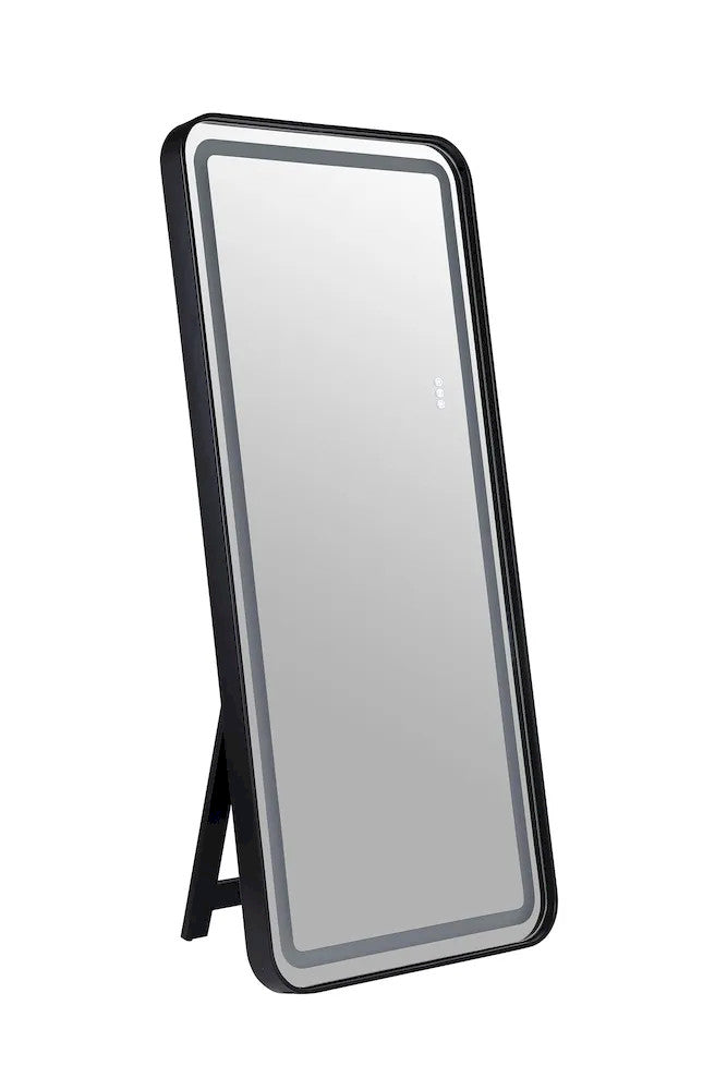 Furniture of America - Katlyn - Floor Mirror - Black - FM-AC8026BK-M view 3