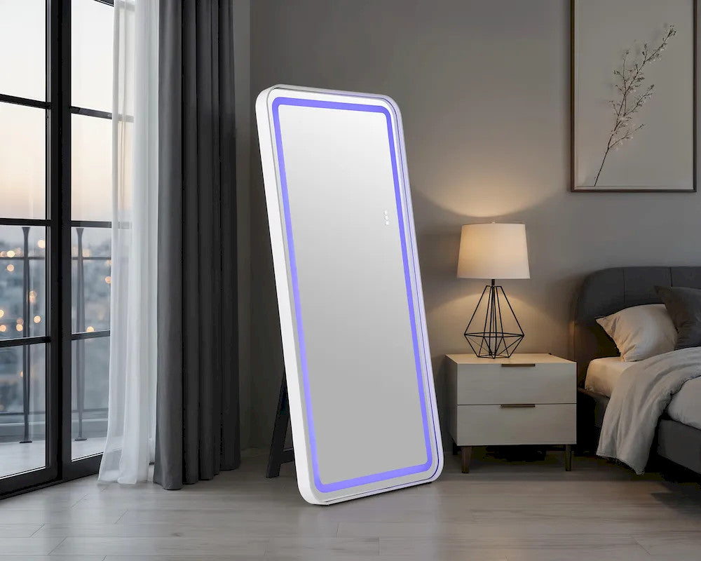Furniture of America - Katlyn - Floor Mirror - White - FM-AC8026WH-M view 1