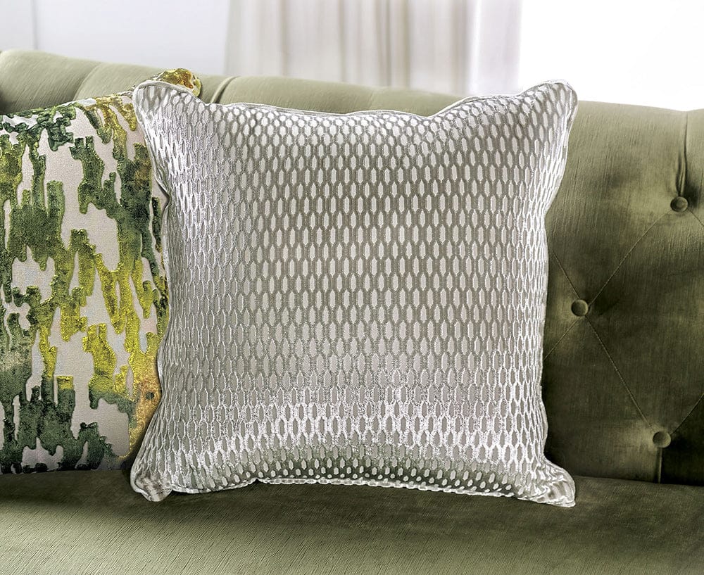 Furniture of America - Kaye Sofa + Loveseat in Green - SM2684-2PC View 3