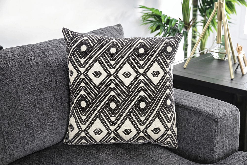 Furniture of America - Kaylee U-Shaped Sectional, Right Chaise in Gray - CM6587-SECT-R View 3