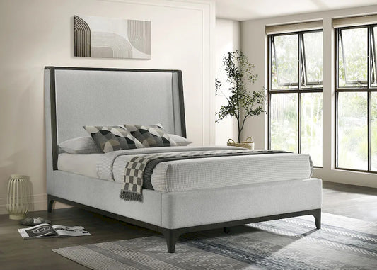 Furniture of America - Kelso - E.King Bed, Dark Gray - FM72008DG-EK-BED view 1