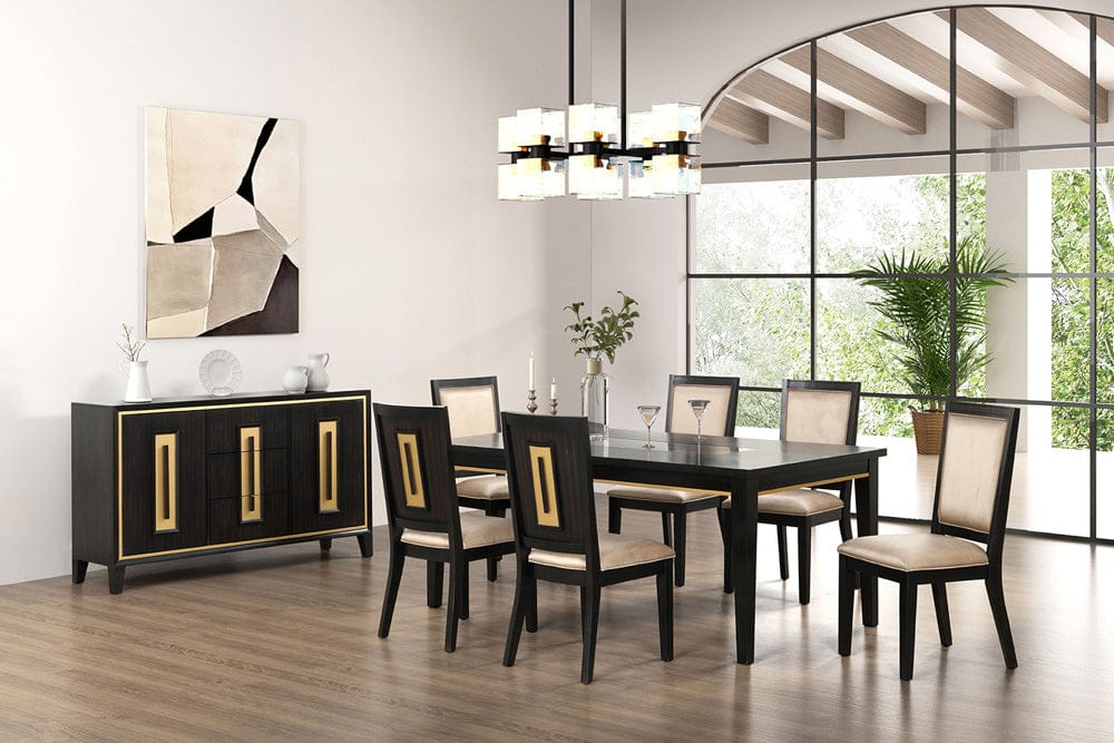 Furniture of America - Kenyada Dining Table in Espresso - FM3401ES-T View 4