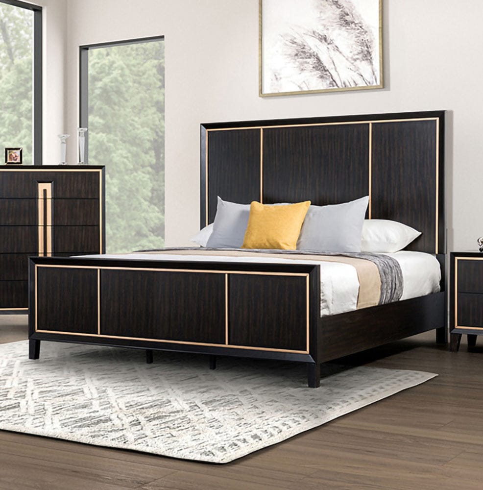Furniture of America - Kenyada Queen Bed in Espresso - FM7421ES-Q-BED View 1