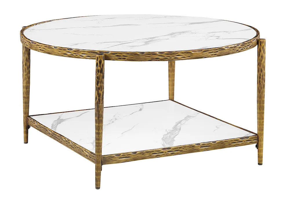 Furniture of America - Kerna - Coffee Table - Matte Gold - FM47021GD-C-3A view 1